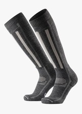 DANISH ENDURANCE Merinowolle Skisocken mit Schienbeinpolsterung kniehoch Thermo UK3-5