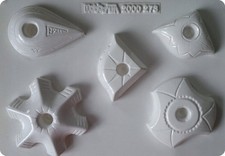 5x Kerzenform Gießform