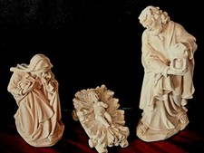 3 Große Krippenfiguren aus