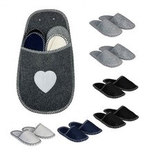 Gästehausschuhe Hausschuhe Pack Filzpantoffeln Filzlatschen Hauspatschen 6 Paar