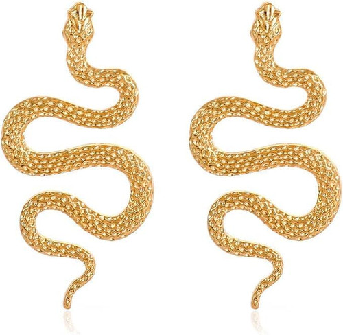 Schlangen ohrringe gold - schlangen,