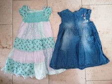 2x kurzarm Kleid Sommerkleid