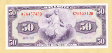 Bank Deutscher Länder, 1948, WBZ-7, 50 Deutsche Mark, I-II, leicht gebraucht
