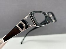 Dolce Gabbana Brille Damen Schwarz Eckig strass  DG 3039  NP:238€