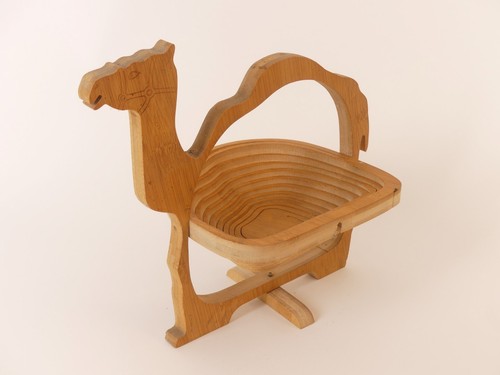 Vintage obstkorb bambus kamel - obstkorb,