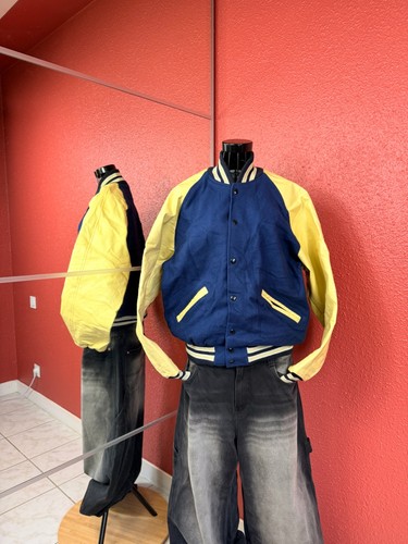Vintage college jacke leder - vintage,