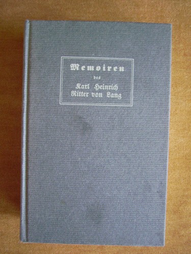Die memoiren des - memoiren,