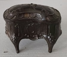 Truhe Mini Metall Schmuck