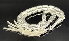 Gümüs Tesbih 925 Gümüş Silindir Kesim Tespih 925 Silber Gebetskette Misbaha NEU