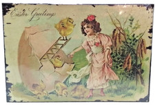 Eisen Schild Ostern 20x13,5 Ei