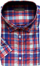 Herren Hemd Kurzarm Kentkragen