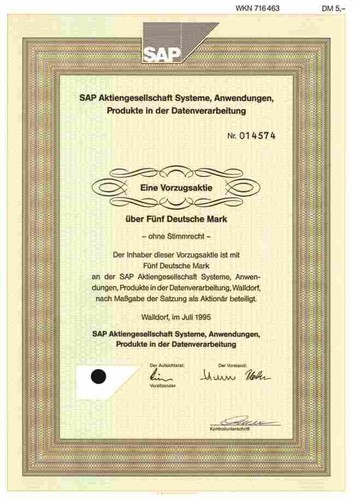 Sap software 1995 walldorf - 1995,