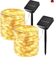 Outdoor Solar Fairy Lights, 2 x 26 m, 240 LED, Outdoor Solar Fairy Lights, IP65