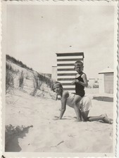 Vintage Foto Geschwister am