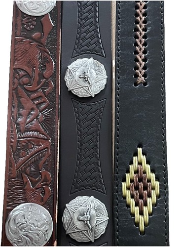 Gürtel konvolut leder - gürtel, western