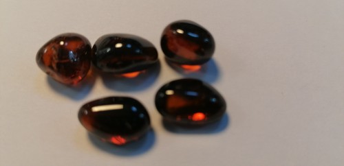 Hessonit granat abgerundete - granat:,