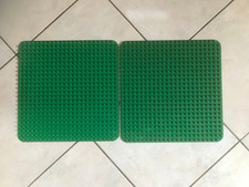 2xLegoplatten 38x38cm grün Grundbauplatten
