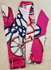 Schal Taschenschal Anhänger Schleife Band Halstuch Haarband Bandana B-4cm L-90cm