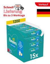 Pampers Fresh Clean Baby Feuchttücher, 1200 Tücher (15 x 80) Mit Frischem Duft
