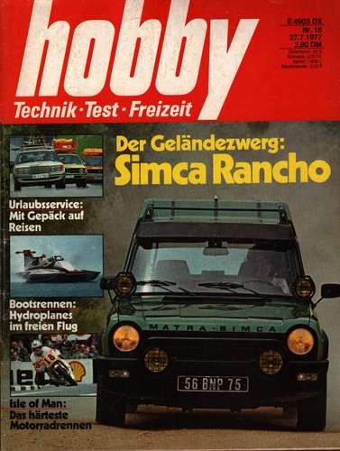 Zeitschrift hobby technik - hobby,