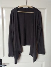 TURNOVER Cardigan - Gr. M - braun - Zipfellook