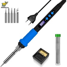 Lötkolben-Set mit LCD-Anzeige, 100W LED-Display einstellbare Temperatur,