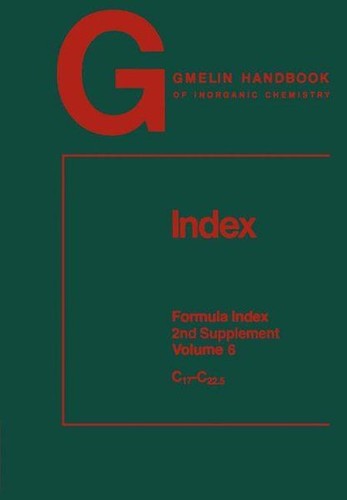 Gmelin handbook inorganic - handbook, of