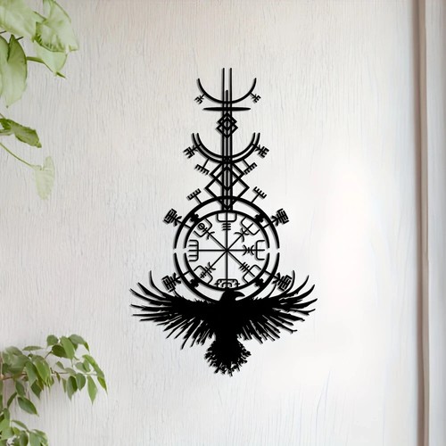 Wikinger rabe vegvisir - rabe,
