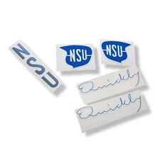 NSU Quickly N S Urquickly * Aufkleber SET * Sticker Logo Abziehbilder