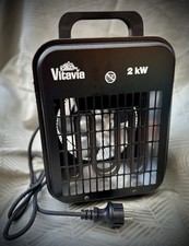 Vitavia 2000W Gewächshausheizung mit Frostwächter Wintergartenheizung  Kompakt