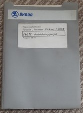 Reparaturleitfaden Skoda Favorit Forman Pick-Up von 4.92 Antriebsaggregat