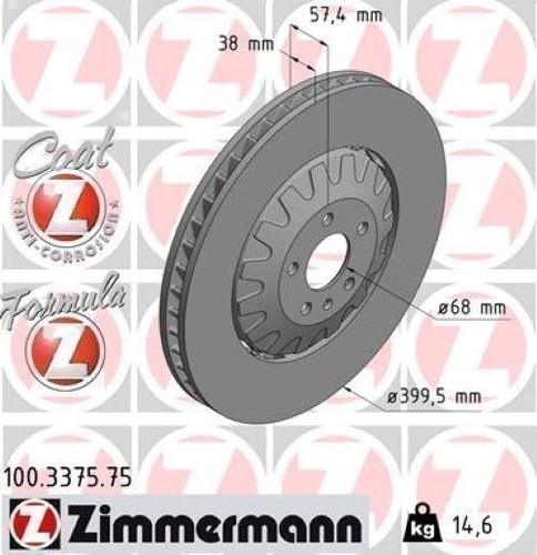 Zimmermann bremsscheiben - zimmermann, +