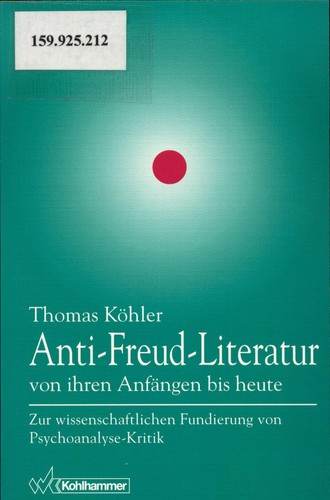Anti freud literatur von - von, ihren