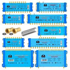 Multischalter Multiswitch SAT Verteiler 1 2 4 Satelliten 8 12 16 Teilnehmer 4K