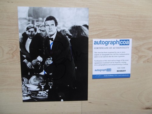 Roger moore original autogramm - roger,