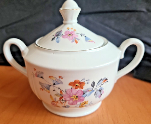 Vintage zuckerdose porzellan - zuckerdose,