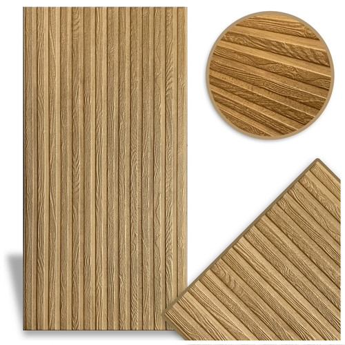 Lamellen wandpaneele - wandpaneele, 3d