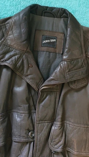 John slim herren lederjacke - slim,