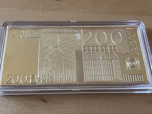 Euro gold banknote geldschein - euro,