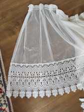 Hübsche Gardine,Store, Weiß 