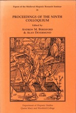 Proceedings of the Ninth Colloquium Beresford, Andrew M. und Alan Deyermond: