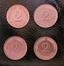 Pfennig 1962 f g j - pfennig, d