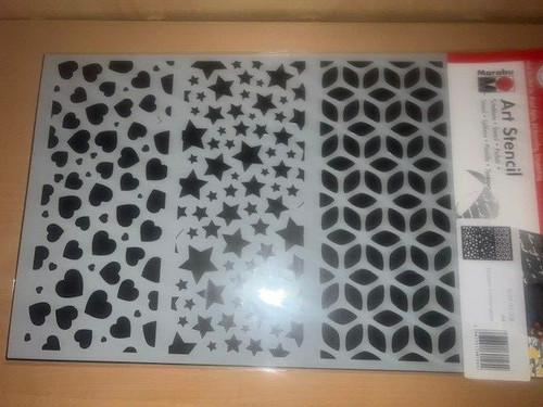 Marabu mixed media art stencil - media,
