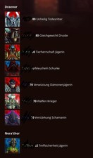 wow account retail 4x lvl 80 3x lvl 70 seit WOTLK OG ACCOUNT