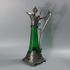 Kunst Nouveau WMF Rotwein Krug