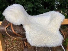 Lammfell Sattelbezug