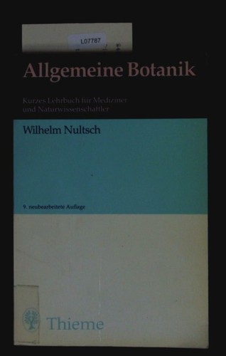 Allgemeine botanik kurzes - allgemeine,