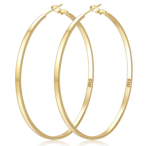 Creolen 60mm gold silber - 60mm,