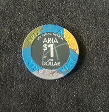 Aria Hotel & Casino * 1$ Poker Chip Jeton * Las Vegas * Strip * Boulevard
