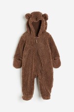 Teddyfleece-Overall mit Ohren